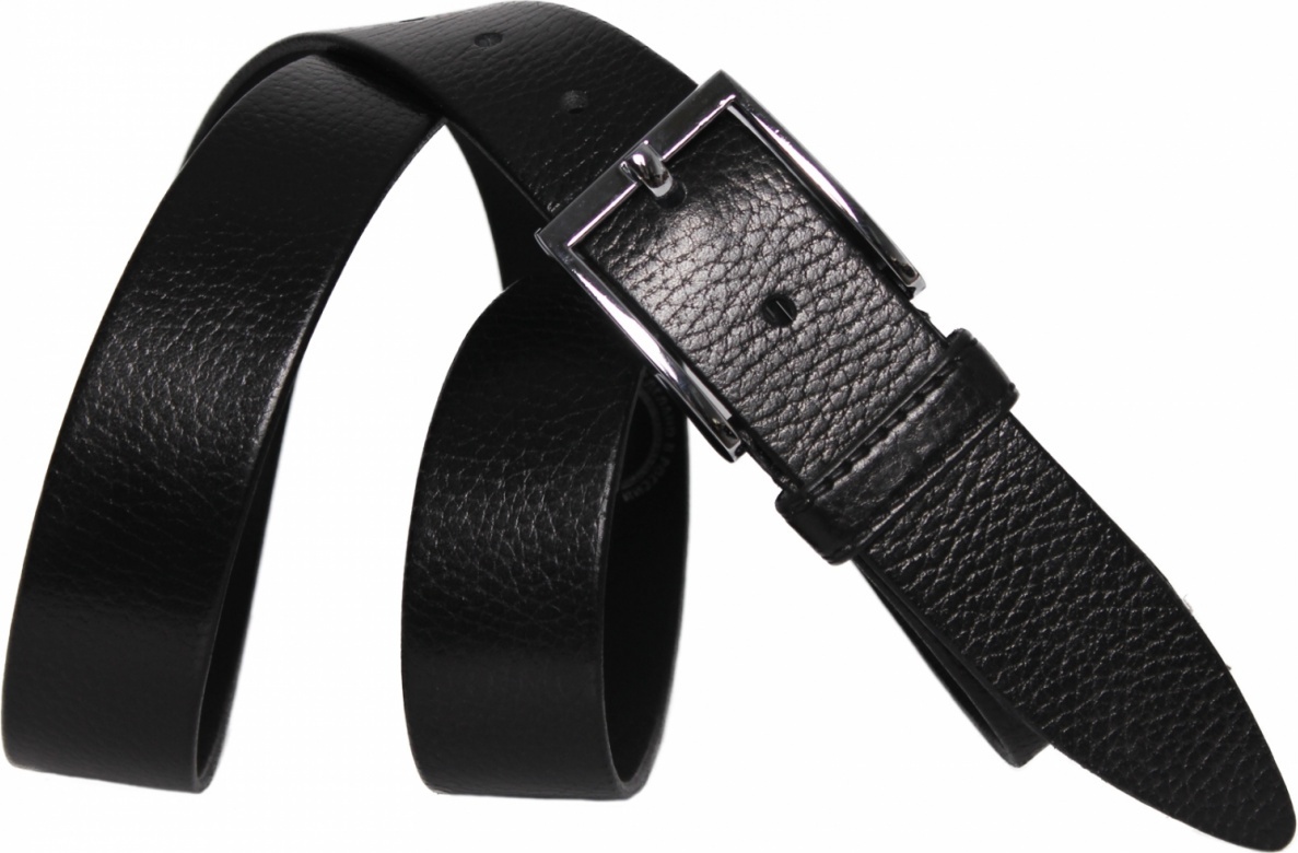 Ремень Belt Premium натуральная кожа 135 см черный