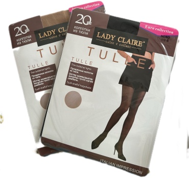 Колготки LADY CLAIRE черный, коричневый
