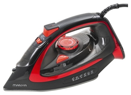 Утюг Manya I-M2605 черный, красный