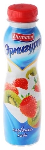 Купить Йогурт Эрмигурт клубника, киви 1.2% 290 г в Алматы – Магазин на ...