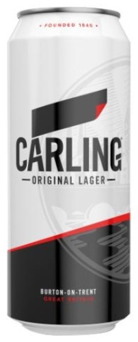 Carling Original пивной напиток фильтрованное, светлое 4% 0.5 л