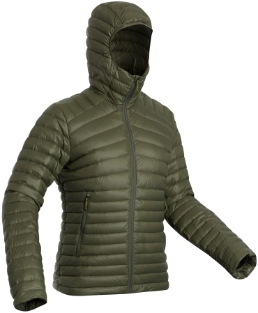Пуховик Decathlon зеленый