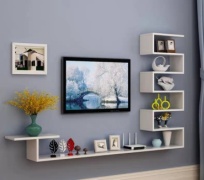 Полка Sore0007, 180х19x131 см, белый