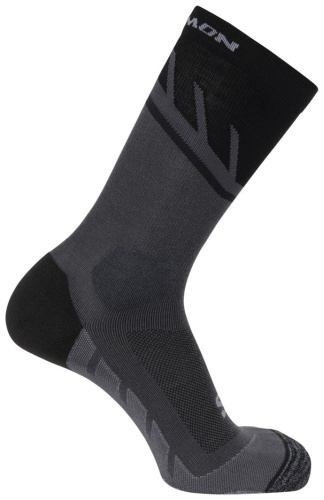 Носки Salomon 1 пара черный, серый 36-38
