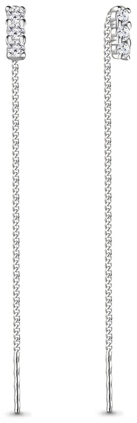 AQUAMARINE 48500А-aq3 0.78 г серебро, фианит