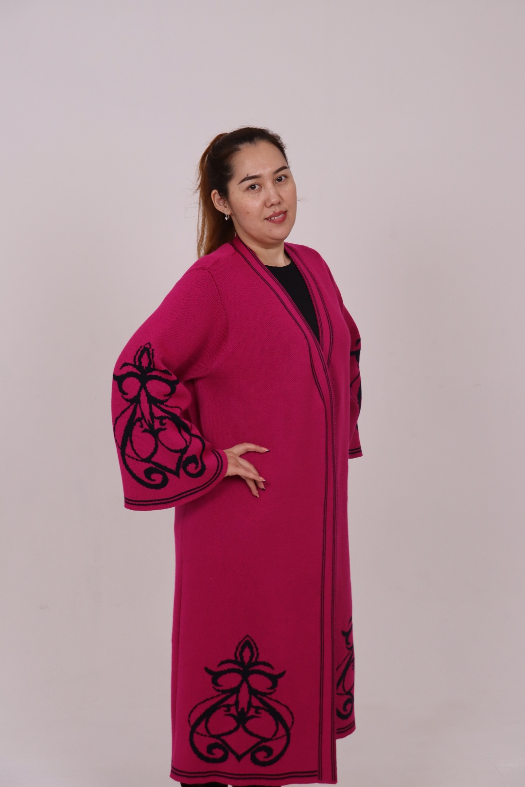 Кардиган коралловый