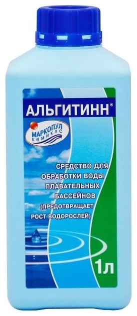 Химия для бассейна Маркопул Кемиклс Альгитинн жидкость , 1 л
