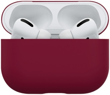 Чехол для Apple AirPods Pro бордовый