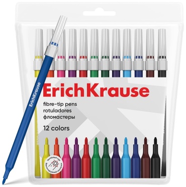 Фломастер Erich Krause 12 шт