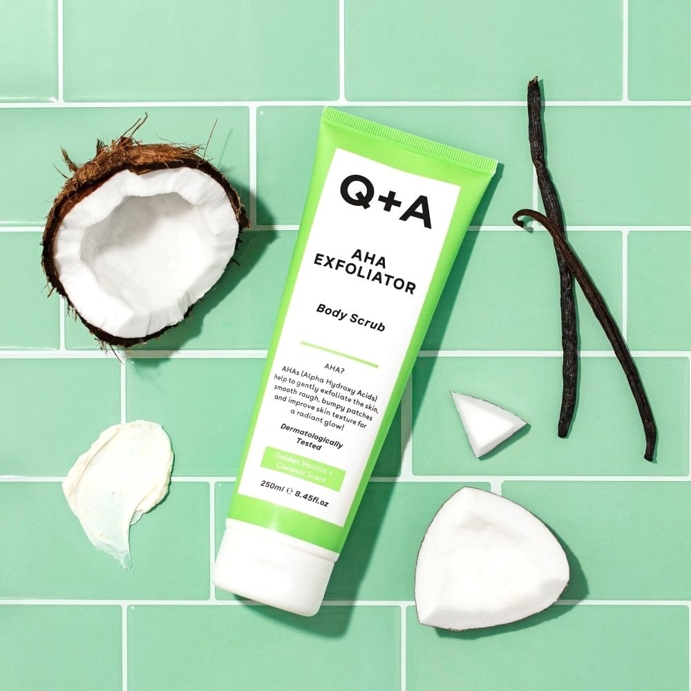 Q+A скраб Aha Exfoliator для тела 250 мл