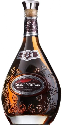 Коньяк Grand Yerevan Армянский 5 звезд 40% 0.5 л