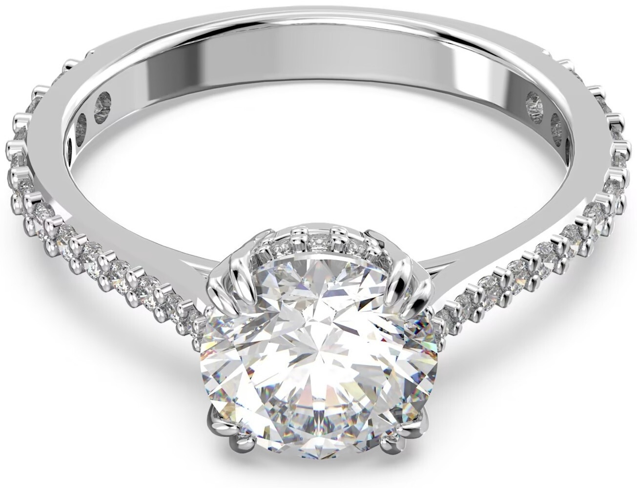Кольцо Swarovski Global Collection размер 17.5 ювелирный сплав, кристаллы Swarovski