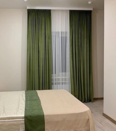 Комплект AVRILE 500x260 см 3 шт, бархат, зеленый