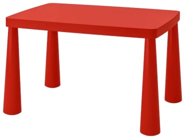  IKEA Маммут 403.651.68 парта, 55x77x48 см, пластик