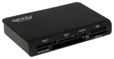 Ginzzu GiNZZU GR-336B USB 3.0 для SDHC, SDXC, microSD, micro SDHC, micro SDXC, MS Duo, MMC