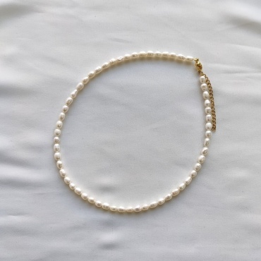 Brightdays Jewels длина 38 см сталь, жемчуг