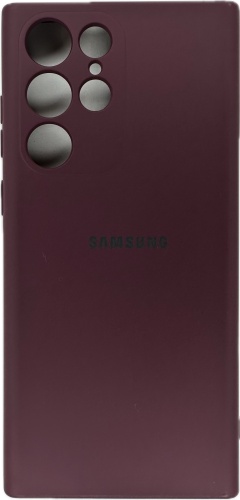 Чехол для Samsung Galaxy S22 Ultra бордовый