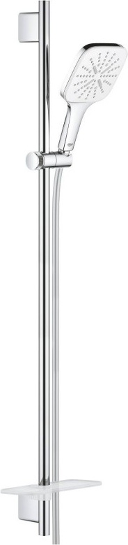 26586LS0 RainShower SmartActive 130 Душевой гарнитур ручной душ Cube, душевая штанга 900мм Белая лун - артикул K0000043318