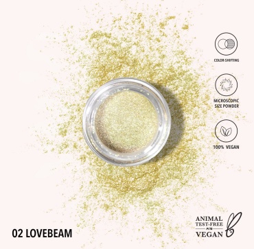 MOIRA тени рассыпчатые Starstruck Chrome Loose Powder 002 Lovebeam