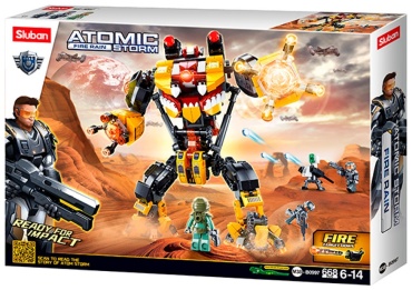 Конструктор SLUBAN Atomic М38-В0997, деталей 668 шт