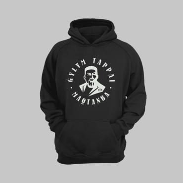 Худи Black and White черный