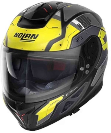 Nolan N80-8 Starscream N-Com 34 зеленый, черный 2XL