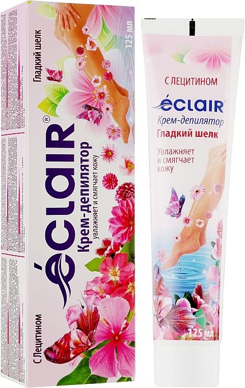 Eclair Гладкий шелк крем для депиляции, для всех зон 125 мл