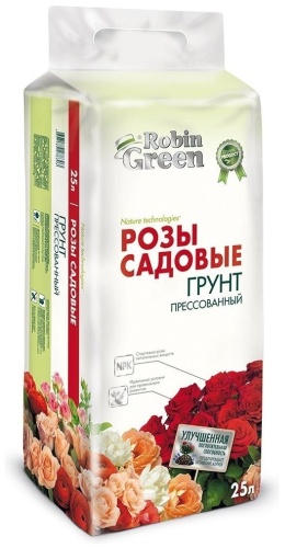 Грунт Robin Green Грунт Прессованный для Садовых Роз Робин Грин, 25л 25 л