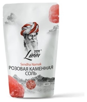 Lunn каменная соль гималайская помол средний 500 г