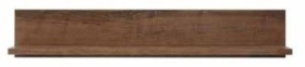 Полка BRW Белен, 140х23.5x25 см, коричневый