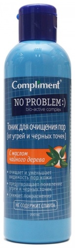 Compliment тоник No Problem с маслом чайного дерева 200 мл