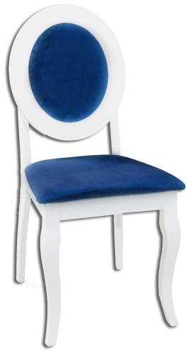 Стул Almuar Julia, 91x45x40 см, темно-синий, белый
