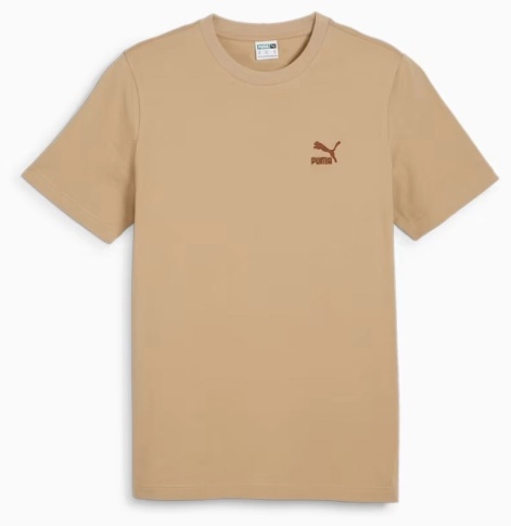 Футболка Puma CLASSICS Small Logo Prairie Tan бежевый
