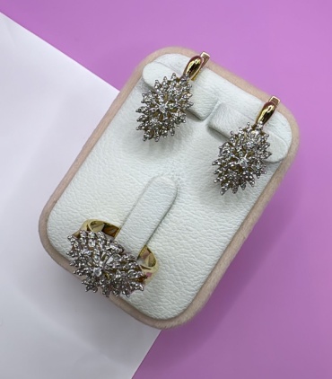 SAR-JEWELRY З-34-087_4070_18 вес 11.19 г золото, бриллиант