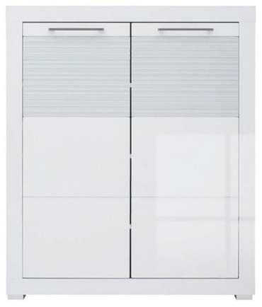 Комод Гербор Флеймс, 92x37x110 см, белый