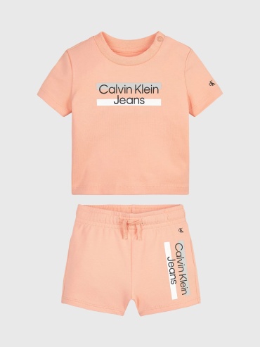 Комплект Calvin Klein Jeans коралловый