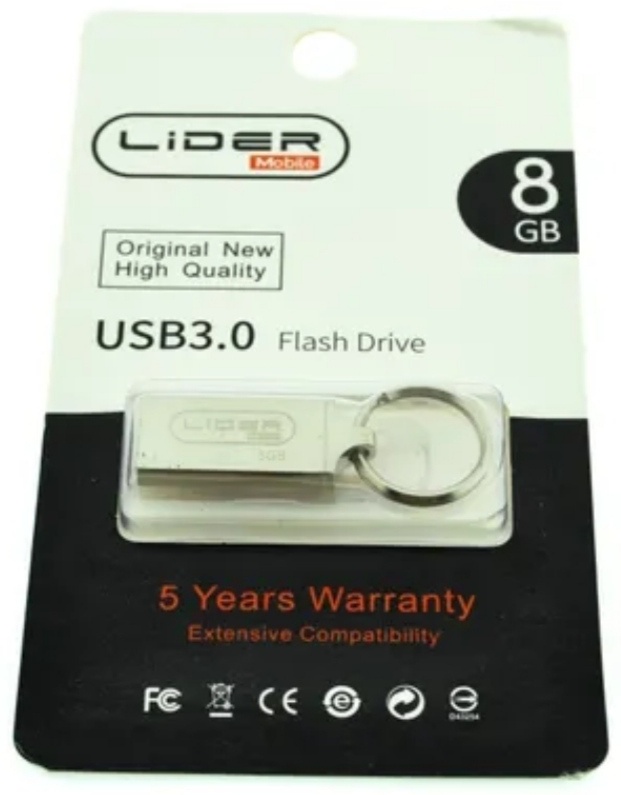 Купить USB Flash карта LIDER mobile 3.0 High Quality 8 ГБ в кредит в ...