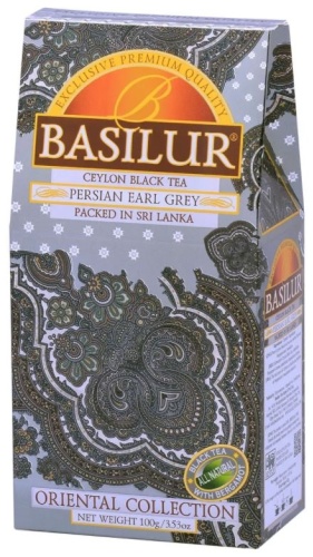 Чай Basilur черный Persian Earl Grey листовой в коробке 100 г