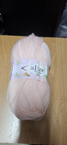 Моток Alize Sekerim bebe 556 Розовый 320 м 100 г