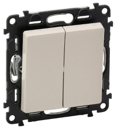 Выключатель клавишный Legrand DIY VALENA Life 752508, белый