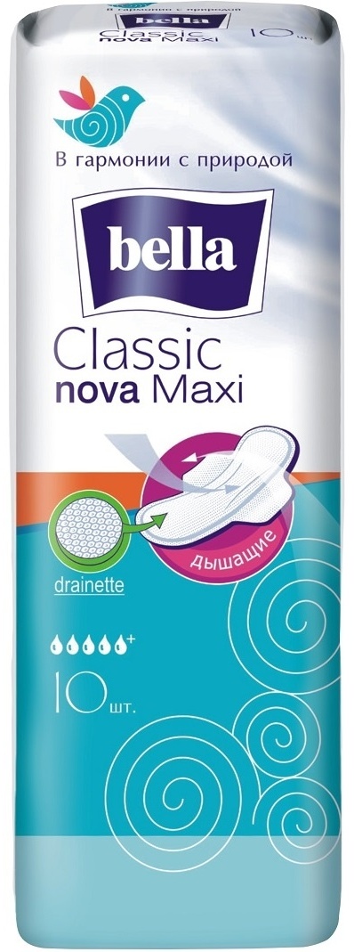 Bella прокладки Classic Nova Maxi 10 шт