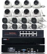 Комплект видеонаблюдения LIDERMAX IP COMBOPRO 16k 5MP 2560x1920