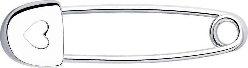 Булавка SOKOLOV 94040095_0,7 вес 0.7 г серебро, без вставок