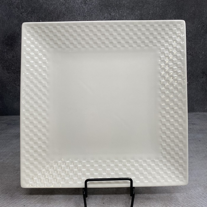 Тарелка Yiwumart 26.5x26.5 см, 1 шт, фарфор