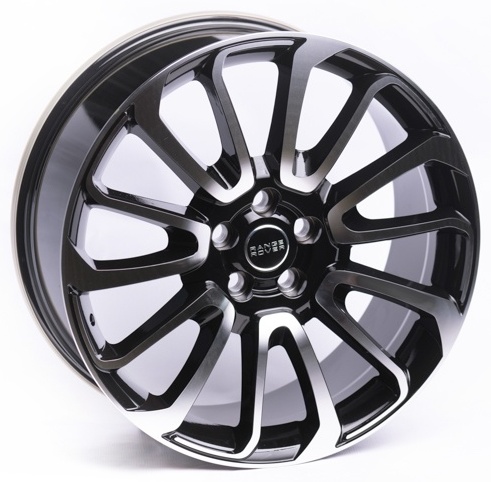 Rimax D959 9.5x21/5x120 D72.6 ET45 черный, серебристый