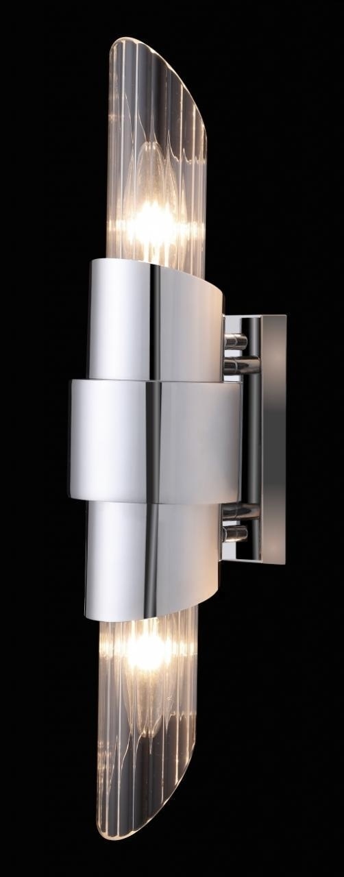 Бра настенный Crystal Lux Е14, серебристый