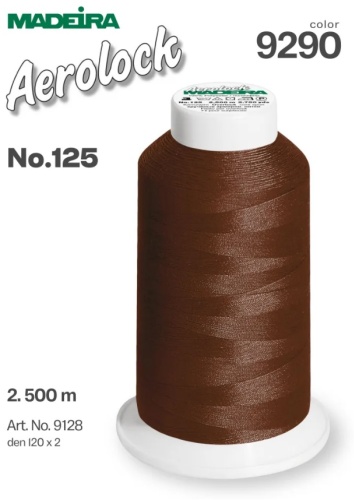 Нить оверлочная Aerolock №125 2500 м 9128-9290