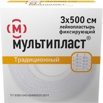 Пластырь Традиционный 3*500см 1 шт стерильно