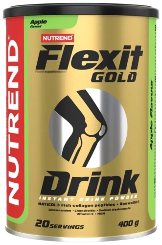 Препарат для укрепления связок и суставов Nutrend Nutrend Flexit Gold Drink Яблоко 400 г