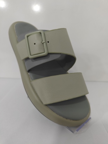 Сабо QuQi Shoes зеленый, серый